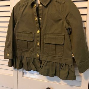 KATE SPADE TODDLER utility jacket. Never worn, with tags!